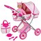 Lissi: Lissi Deluxe Doll Pram with 13" Baby Doll, Also Includes, Doll Pram, Diaper Bag & Accessories, Nuturing and Role Play, For Ages 4 and up